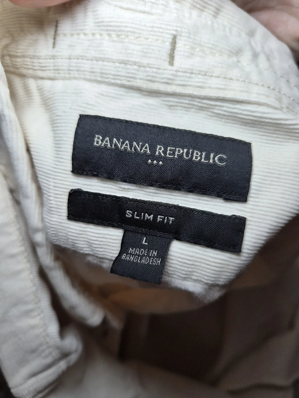 Men's Banana Republic Button-Down Shirt - Classic Long Sleeve Slim Fit
